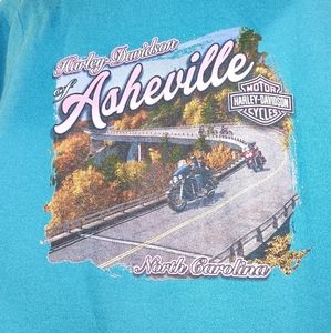 Retro Style Harley Davidson Asheville NC Sweatshirt Small
